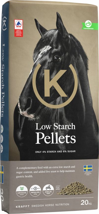 Hästfoder Krafft Low Starch Pellets 20kg